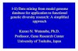 1-ii) Data mining from model genome database for ...