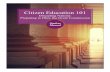 Citizen Education 101 Student Guide