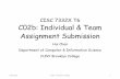 CISC 7332X T6 C02b: Individual & Team Assignment Submission