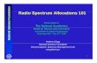 a R di S t All ti 101Radio Spectrum Allocations 101 Found ...