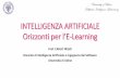 INTELLIGENZA ARTIFICIALE Orizzonti per l’E-Learning