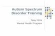 Autism Spectrum Disorder Training