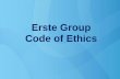 Erste Group Code of Ethics