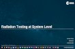 Radiation Testing at System Level - ESCIES
