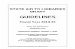 State Aid Guidelines 2019-2020