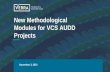 New Methodological Modules for VCS AUDD Projects