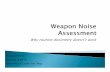 Weapon Noise Assessment: Why Routine Dosimetry Doesn't Work