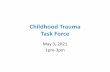 Childhood Trauma Task Force - Mass.gov