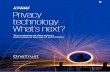 Privacy technology: What s next?