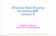 Effective Field Theories for lattice QCD: Lecture 4