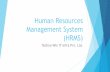 Human Resources Management and Payroll