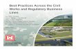 Best Practices Across the Civil Works and Regulatory ...