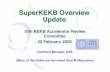SuperKEKB Overview Update