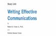 Study Unit Writing Effective Communications