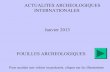 ACTUALITES ARCHEOLOGIQUES INTERNATIONALES Janvier …