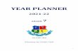Year Planner 2021-22- Grade 7