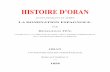 HISTOIRE D’ORAN - Notre Journal