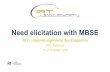 Need elicitation with MBSE - LACL