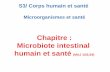 Chapitre : Microbiote intestinal humain et santé
