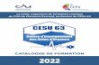 CATALOGUE DE FORMATION 2022