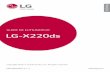 GUIDE DE L’UTILISATEUR LG-X220ds