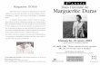 ANNÉE Marguerite DURAS Dans l’intimité de Marguerite Duras