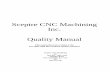 Sceptre CNC Machining Inc. QualityManual