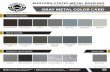 COLOR SELECTION GUIDE GRAY METAL COLOR CARD