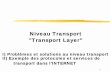 Niveau Transport Transport Layer - Deptinfo