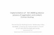 Implementationof ISO 26000 guidance: process of ...