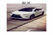 Brochure for 2018 Lexus RX & RXh Hybrid