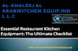 Essential Restaurant Kitchen Equipment The Ultimate Checklist