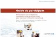 Guide du participant - Legault-Dubois Inspection batiment