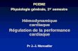 Hémodynamique cardiaque Régulation de la performance cardiaque