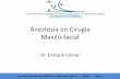 Anestesia en Cirugía Maxilo-facial