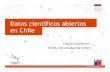 Datos científicos abiertos en Chile