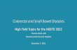 Colorectal and Small Bowel Diseases