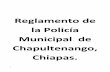 Reglamento de la Policía Municipal