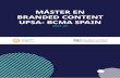 MÁSTER EN BRANDED CONTENT UPSA- BCMA SPAIN