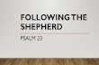 Following the Shepherd - Harvest Baptist Church