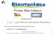 Firma Electrónica - CAFICON