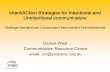 InterAACtion Strategies for Intentional and Unintentional ...