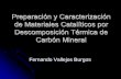 Preparación y Caracterización de Materiales Catalíticos ...