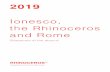Ionesco, the Rhinoceros and Rome
