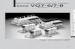 Electroválvula según norma ISO estándar Serie VQ7-6/7-8