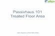 Passivhaus 101 Treated Floor Area
