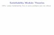 Satisﬁability Modulo Theories