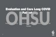Evaluation and Care Long COVID OHSU Patients