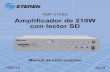 Amplificador de 210W con lector SD - sterenlatam.com
