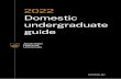 2022 Domestic undergraduate guide